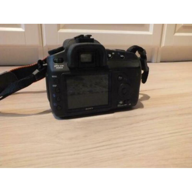 digitale camera incl lenzen en tas en flitser