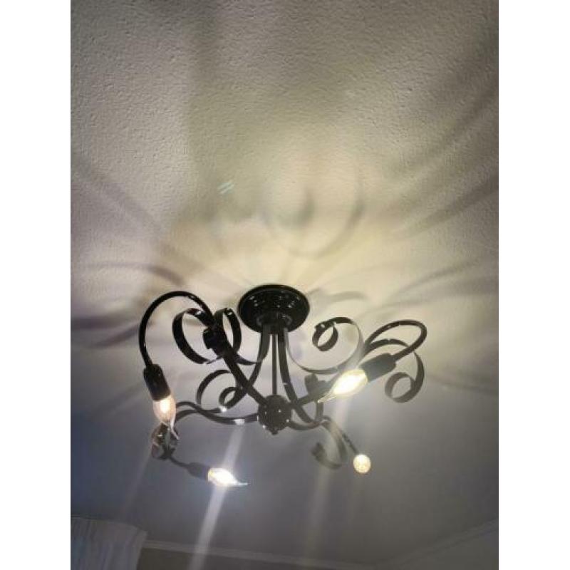Sierlijke set hoogglans zwarte lampen