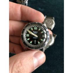 Vintage horloge Horloges Duiker Diver 4 stuks
