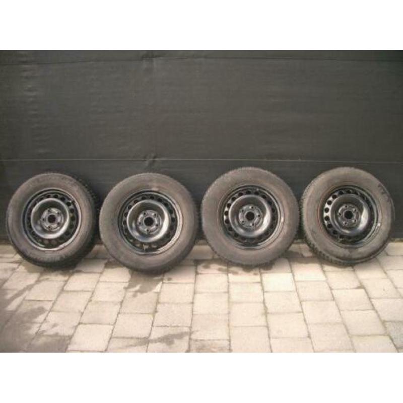 winterbanden met velg volkswagen michelin alpin 195/65 r15