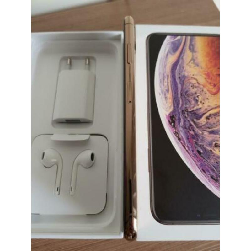 Iphone XS MAX 64gb gold  zo goed als nieuw