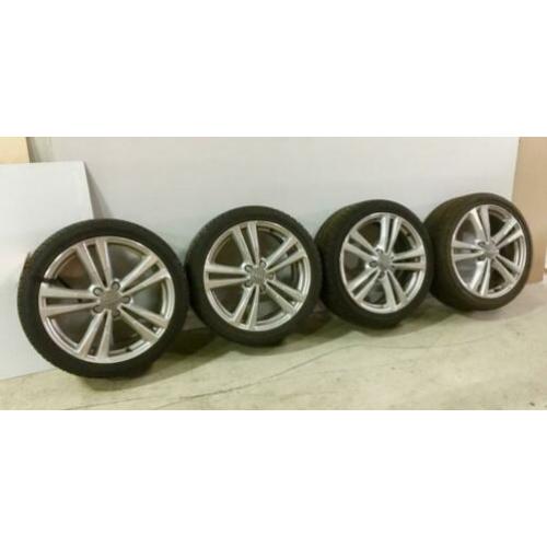 18 inch orig. Audi A3 8V velgen + winterbanden + set matten
