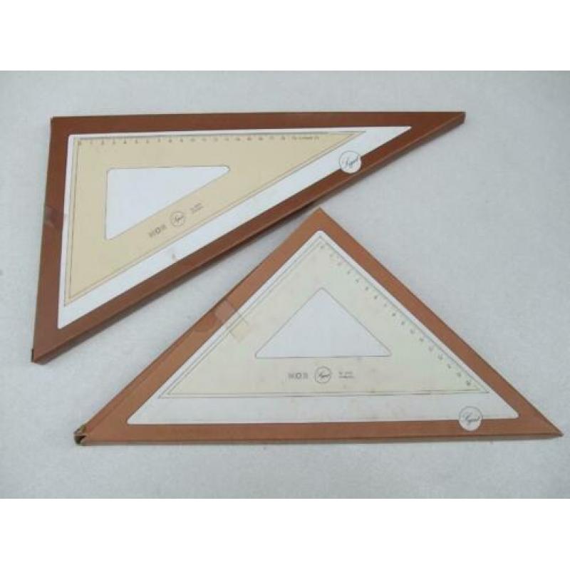 Driehoeken 45°-60° Plexiglas