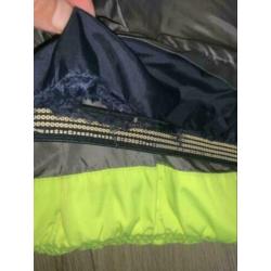 Mcgrecor jas winterjas skijas 140 neongeel geel