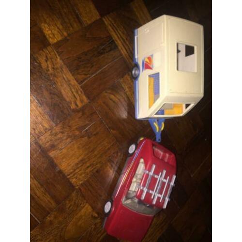 Playmobil caravan met auto