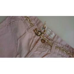 Schitterende, zacht roze broek / chino, Zara, maat 74