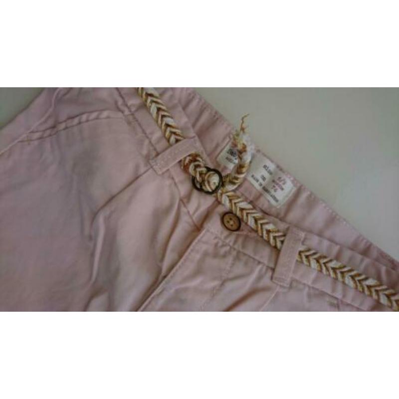 Schitterende, zacht roze broek / chino, Zara, maat 74