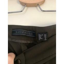 Groene PANTALON SÃO PAULO maat 40