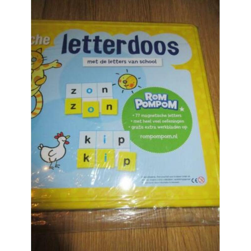 Magnetisch letterdoos rompompom van Zwijsen .