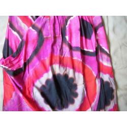 Jurk van Expresso ZM - Rose Zwart Rood - Viscose - 40 - zgan
