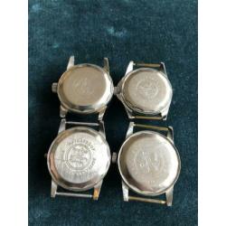Vintage horloge Horloges Duiker Diver 4 stuks