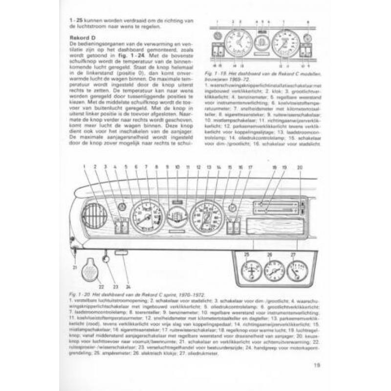 Opel REKORD C en D