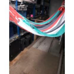 Hangmat diverse kleuren 3meter bij 1.40