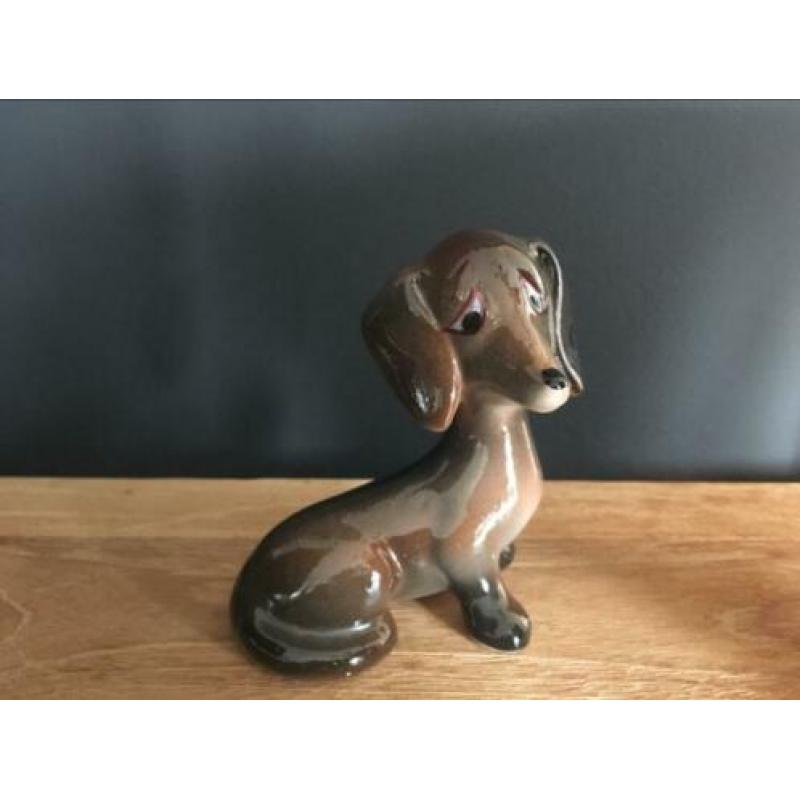 Vintage beeldje Teckel