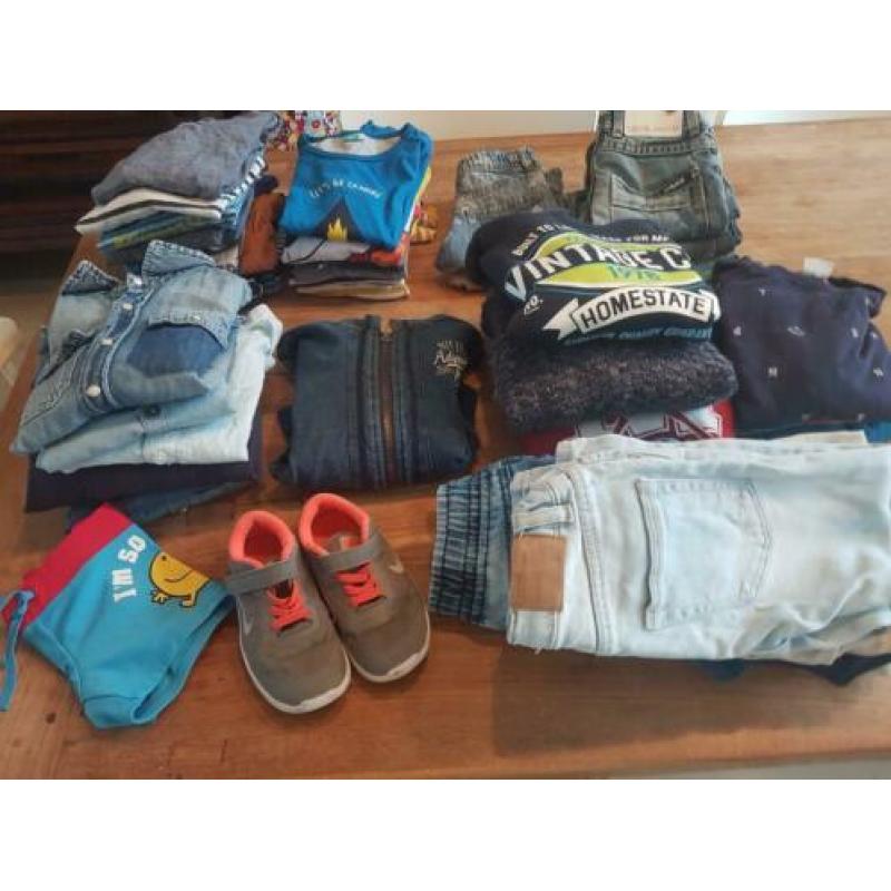 Pakket jongens 92 en 98 o.a zara lief nike h&m