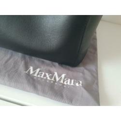 Handtas Max Mara zwart leer