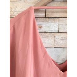 Kiims zalmkleurige top, maat M - NP 89,95 - wyp
