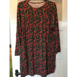 Blutsgeschwister retro print jurkje tuniek xl nwst