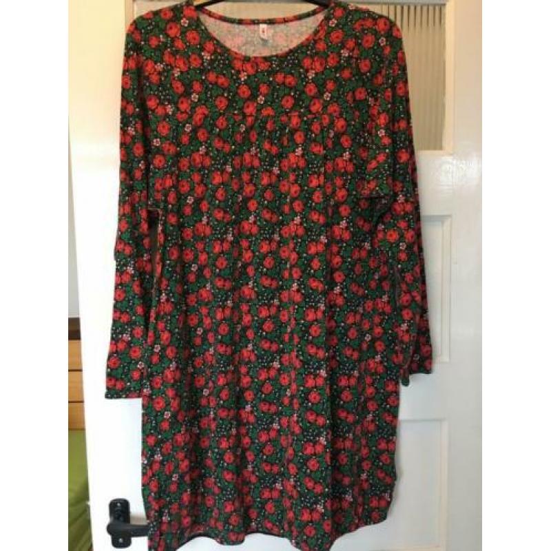 Blutsgeschwister retro print jurkje tuniek xl nwst