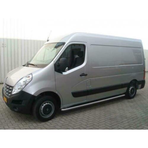 Sidebars renault master 2010+ l3/l4 hoogglans rvs €465 excl
