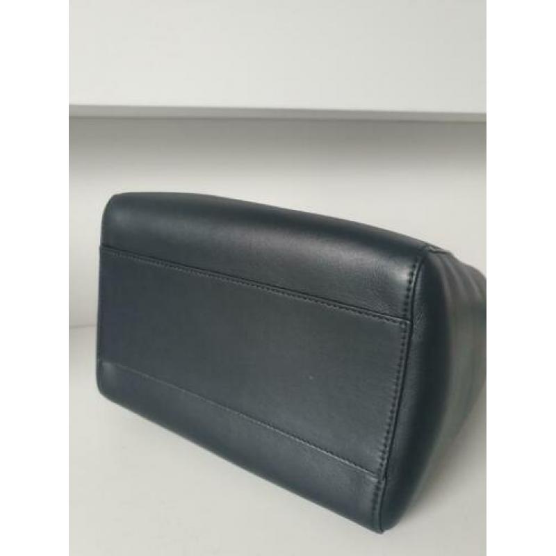 Handtas Max Mara zwart leer
