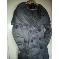 Prachtige Grijze dames jas.MLFS. Winter# Dons#Stylevol. Mt L