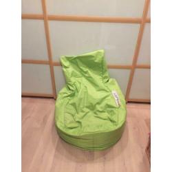 Te koop: groene zitzak
