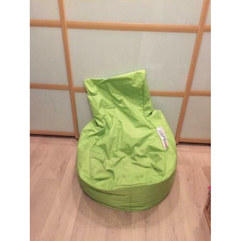 Te koop: groene zitzak