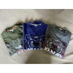 Kenzo sweaters (kaki,blauw,grijs)