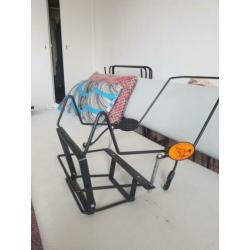 Baby mee Steco (Maxi Cosi, babyzitje fiets)