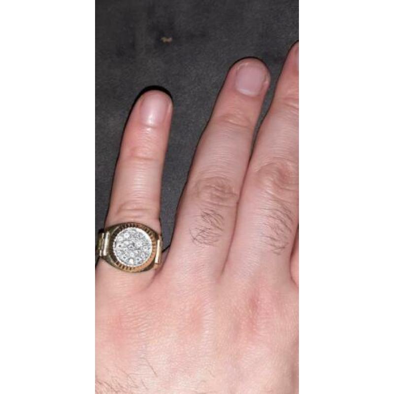 Rolex ring 18 karaat diamant