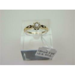 Ring goud met 0.10K diamant / Z6267
