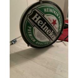 Heineken lichtbak rond