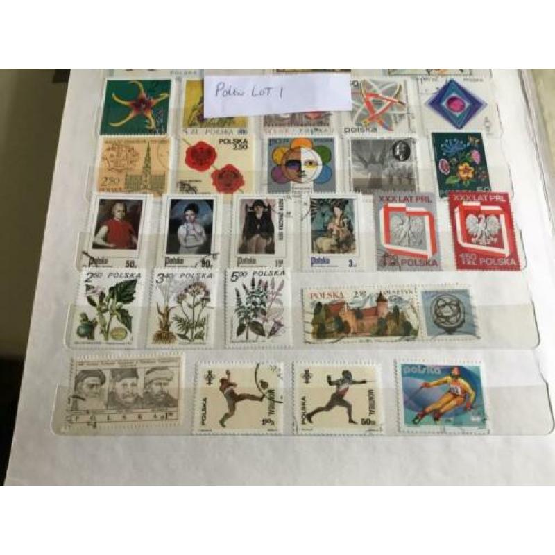 Polen lot 1 , gestempeld