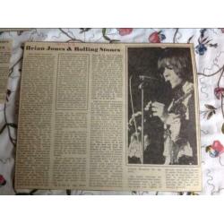 Brian Jones verdronken in zwembad - diverse knipsels