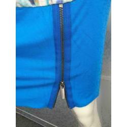 B432 STEPS jurk jurkje blouse wit zijde Maat S=36