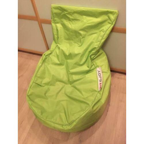Te koop: groene zitzak