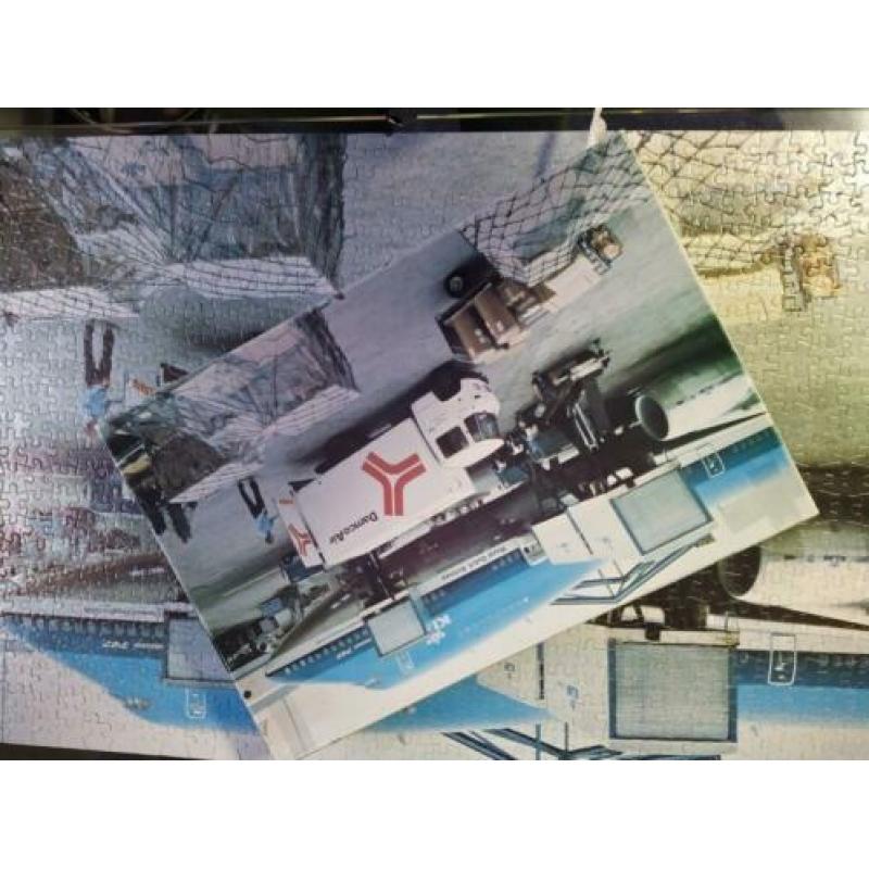 KLM Boeing puzzel Damco air Mercedes Benz 508 Pol