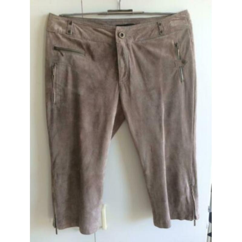 Arma leren driekwart broek Mt 42 NIEUW ! incl. vzk