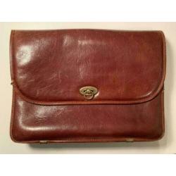 Lederen sleeve Texier
