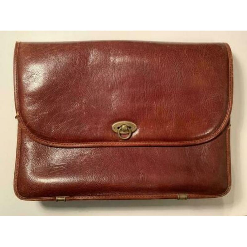 Lederen sleeve Texier