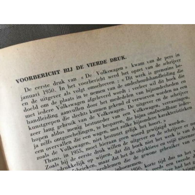 De Volkswagen. Handboek van de bestuurder - 1956