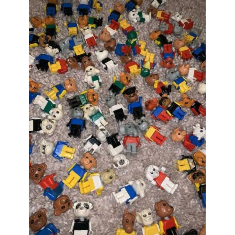 Lego Fabuland Mega partij! Heel veel diertjes/poppetjes!