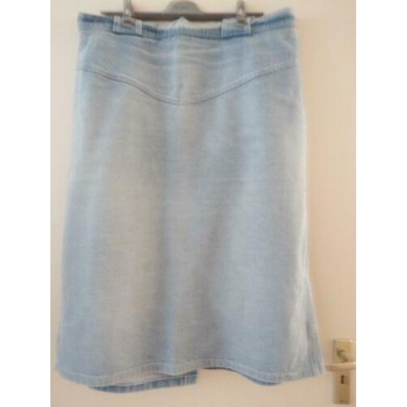 Jeans rok blue used mt.54 (XXL)