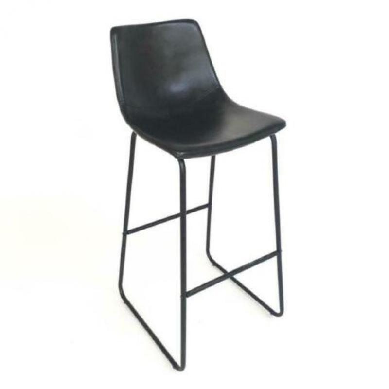 200x Vintage leren barkruk kruk horeca leer industriele 258