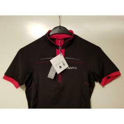 Craft nieuwe goede dames fietsshirt wielershirt, maat S