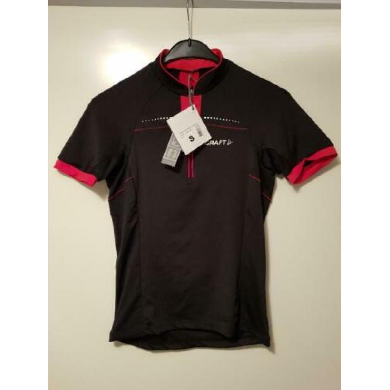 Craft nieuwe goede dames fietsshirt wielershirt, maat S