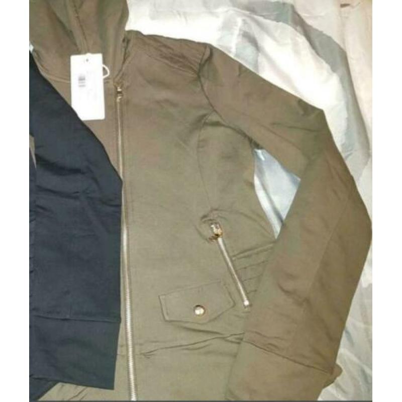 Nieuw stoer vest Italiaanse merk MET jeans