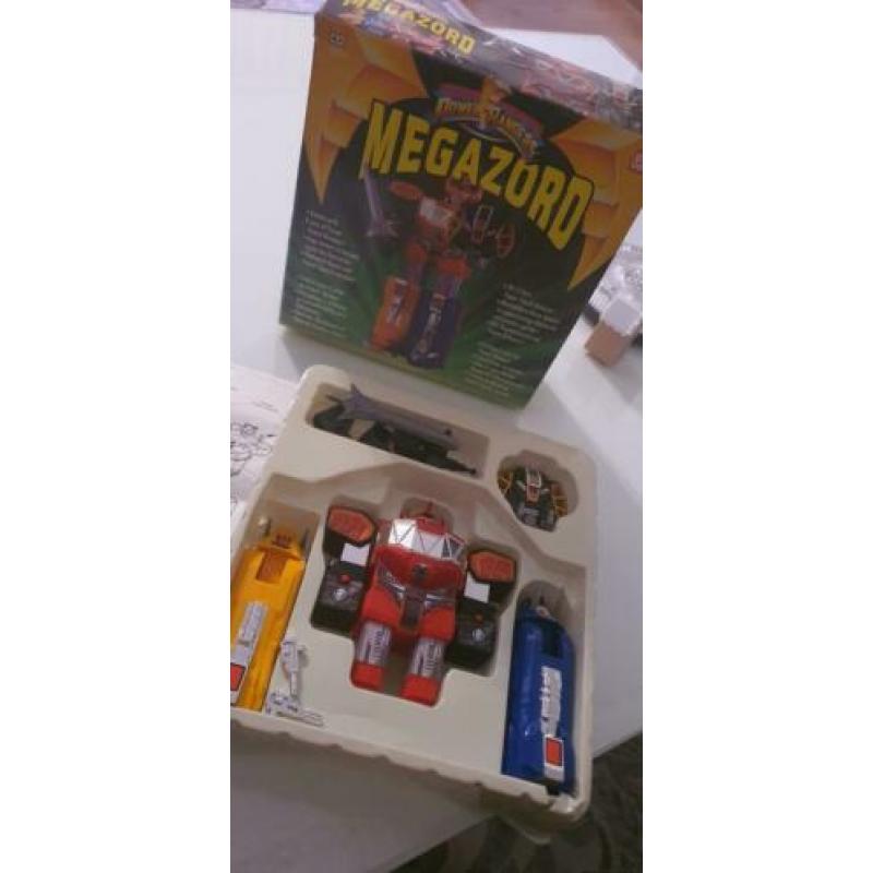 Powerrangers megazord met doos