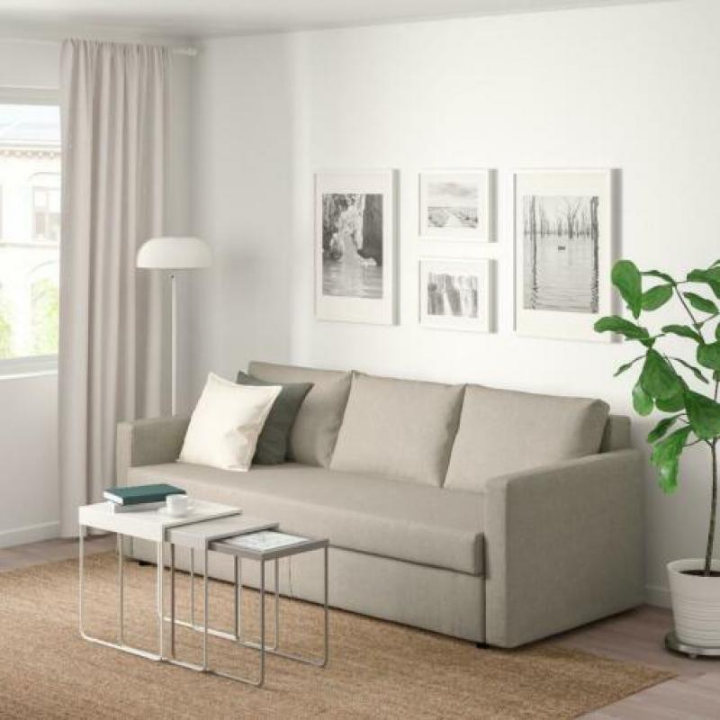 IKEA FRIHETEN 3-zits slaapbank, Hyllie beige